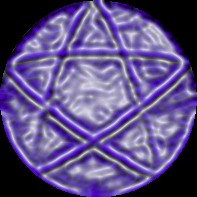 Purple Shiny Pentagram