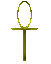 Tiny Yellow Ankh