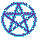 Tiny Blue Pentagram